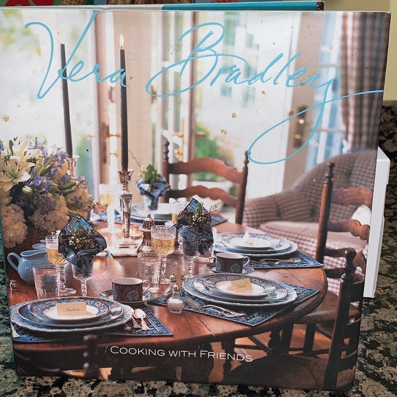 VERA BRADLEY book “cooking with Friends”Hardback Cookbook - the BEST!! - Picture 7 of 10